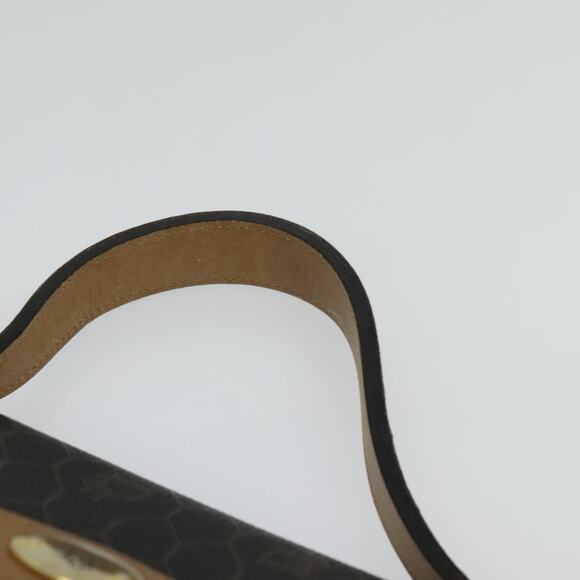 DIOR Honeycomb Canvas Hand Bag Pvc Black Gold - Picture 8 of 13